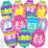 24 Pcs Easter Balloons, Easter Egg Balloons for Kids, Happy
