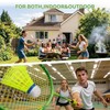 Badminton Birdies,Nylon Badminton Shuttlecocks with Stability Durability for Batting Practice