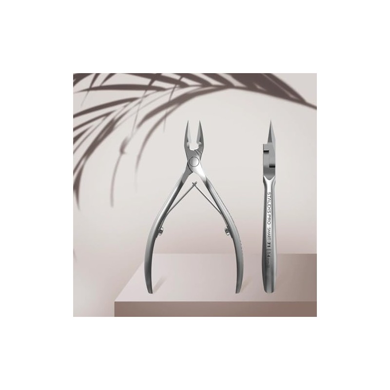 STALEKS PRO Pinzas profesionales para uñas de 14 mm NS-71-14