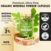 Maju Superfoods Organic Moringa Capsules, Oleifera Leaf, Extra-Fine Quality Moringa