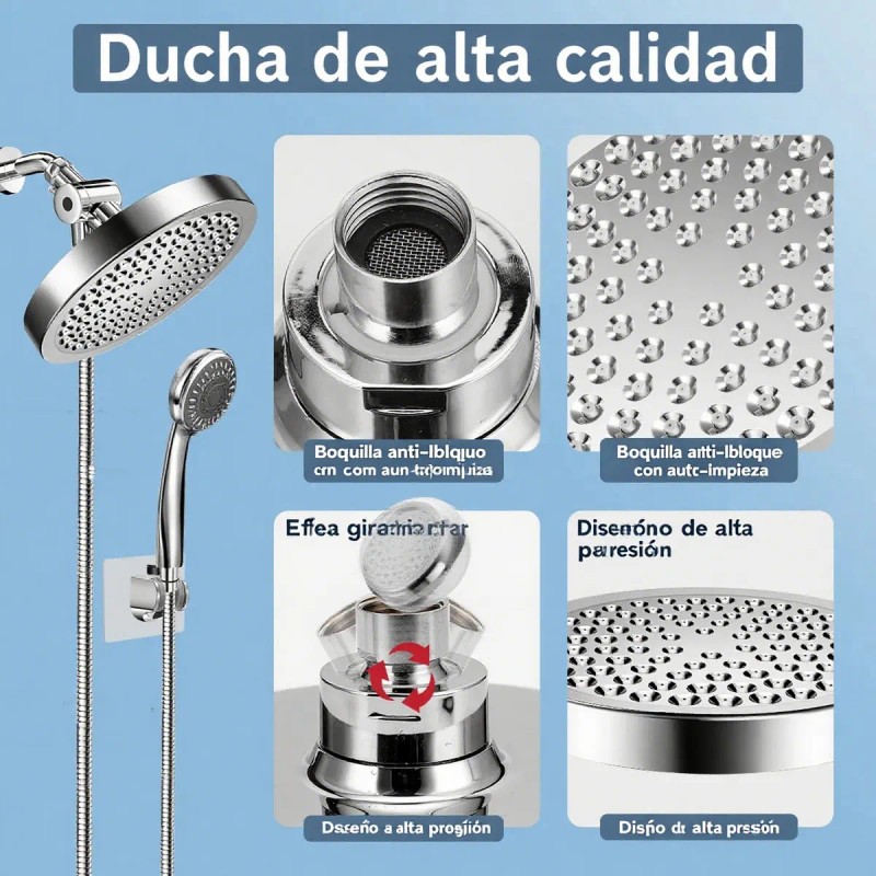Ducha Regadera Afina Regadera Para Alta Presion Mano Cabezal