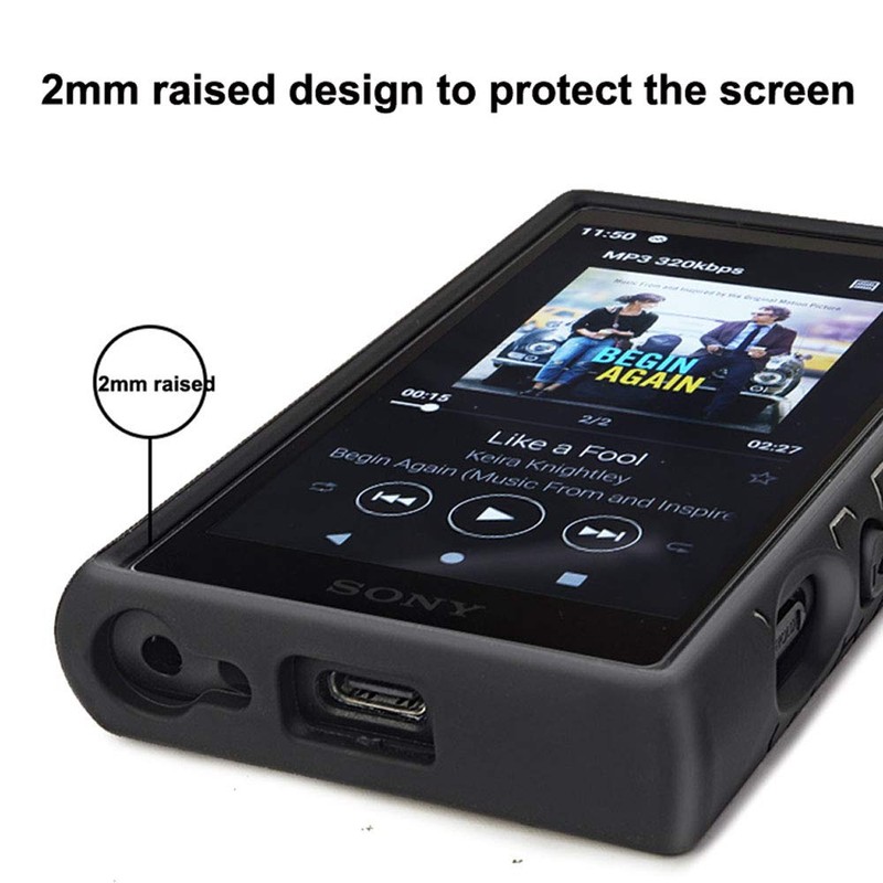 for Sony Walkman NW-A100 A105 A106 Case,Anti-Skid Anti-Knock Shockproof Armor