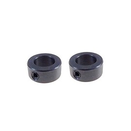 2 Pack 3/4" Bore Shaft Collar w/Set Screw - 3/4" Shaft Collar Steel Black Oxide Finish - Steel Shaft Collar 3/4" Bore - Set Screw Shaft Collar - Shaft Collar with Set Screw 5/16-18