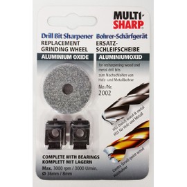 Multi-Sharp 2002 Aluminium Oxide Replacement Grinding Wheel for Drill Bit Sharpener