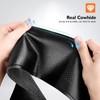 Belinous Perforated Leather Steering Wheel Cover Lace Up, Breathable Stitch-on