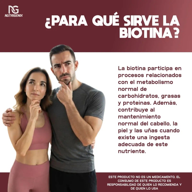 Vitaminas Crecimiento Cabello Nutrigenix