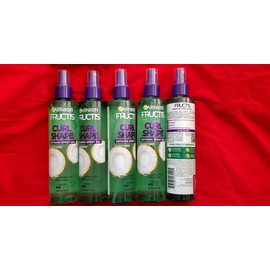Garnier 5 PACK GARNIER FRUCTIS STYLE CURL SHAPE DEFINING SPRAY GEL FOR CURLY HAIR 8.5