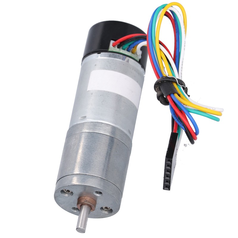 DC Geared Motor with Encoder Speed Measuring Signal Feedback Smart