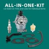AUTOAKY 16100-Z5R-U71 New Carburetor for Honda GX390 R1 U1 UT1