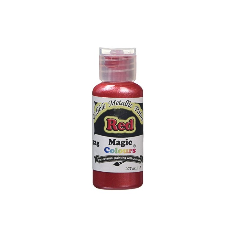 Magic Colours Edible Metallic Red