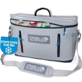 Kayak Cooler Behind Seat – Small Portable Cooler Bag for Kayak Seat Storage, Kayak Accessories for Fishing, Kayak Crate, Insulated Soft Sided Cooler Bag for Paddle Board Cooler - Fishing Blueprint