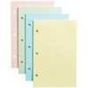 1InTheOffice 5.5 x 8.5 Paper, Pastel, College Ruled Mini Binder