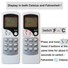 Replacement Remote Control for Turbo AIR ZHF/LW-17-1 TAS-18VH TAS-24VH ZCF/LW-17-1