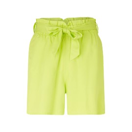 TOM TAILOR Denim Women's Relaxed Fit Paperbag Shorts, 24702 - Neon Lime