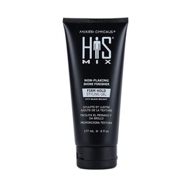 Mixed Chicks HIS MIX Shine Finisher Firm Hold Hair Styling Gel for Men, 6 fl. oz. / 177 ml.