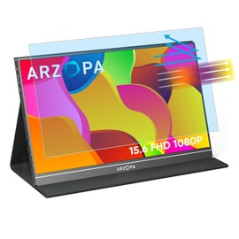15.6 inch Portable Monitor Screen Protector for Acer/AOC/MNN/KYY/ARZOPA/InnoView/Lepow/ZSCMALLS/Newsoul/ASUS/QQH, etc. 15.6" Portable Monitor, Eye Protection Anti Blue Light Glare UV Blocking Filter