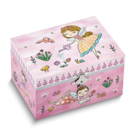 Unbranded Childrens Garden Fairy Mirrored Musical Jewelry Box (Plays Greensleeves)