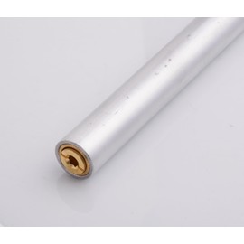 SWIMCARE Pack of 5 Aluminum Paver Lawn Tube with Brass Anchor for Pool Safety Cover Installation 10” | Anchor Installation for Loose Ground or with Pavers | Extra Long Heavy Duty | Easy Installation