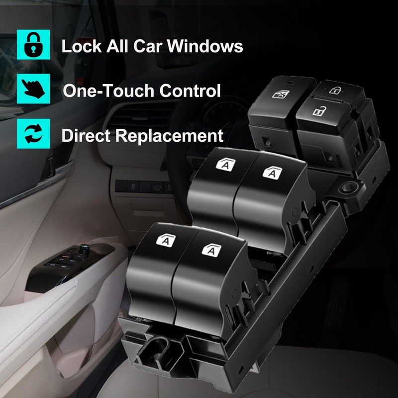 GARDIMU Power Window Switch for Toyota Camry 2018, 2019, 2020,