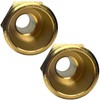 2pcs 1'' NPT x 3/4'' Barb Brass Hose Fitting Barbed