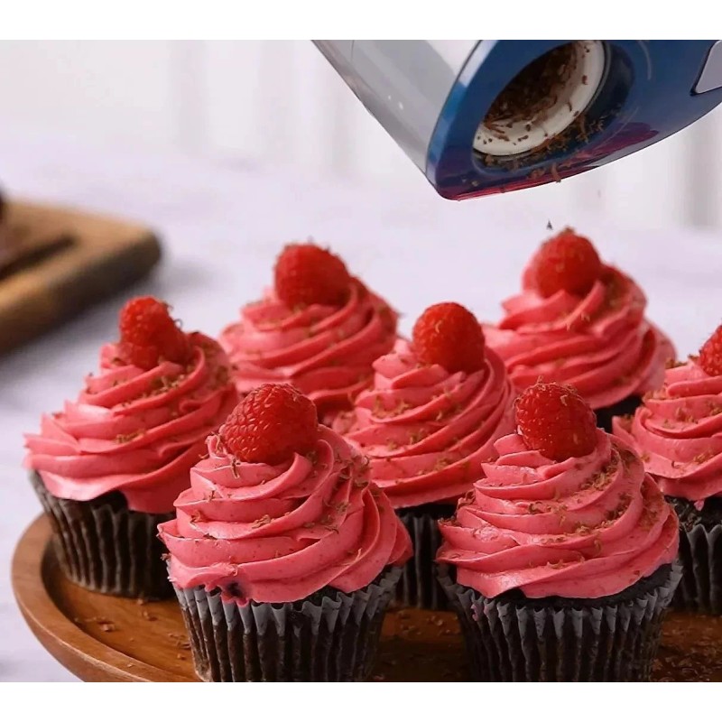 DASH Zakarian Rechargeable Electric Rotary Handheld Grater Cheese Cranberry