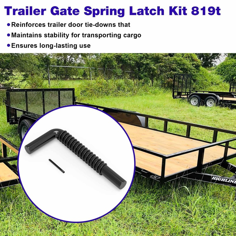 Trailer Gate Spring Latch Kit 819t for Carry-On Utility Trailers,Trailer