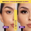 Awxfoo Bubble Mascara - Colossal Bubble Mascara, Waterproof, Smudge-Proof, Clump-Proof,