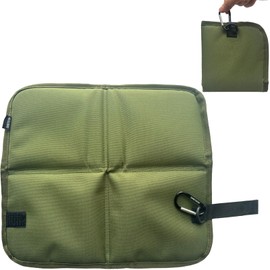 DARETOTRY Folding Cushion, Thin, Compact Design with Carabiner, Portable, Waterproof, Moisture-Proof, Heat and Cold Insulation, For Outdoor Activities, Baseball Games, Sports Events, Mountain Climbing