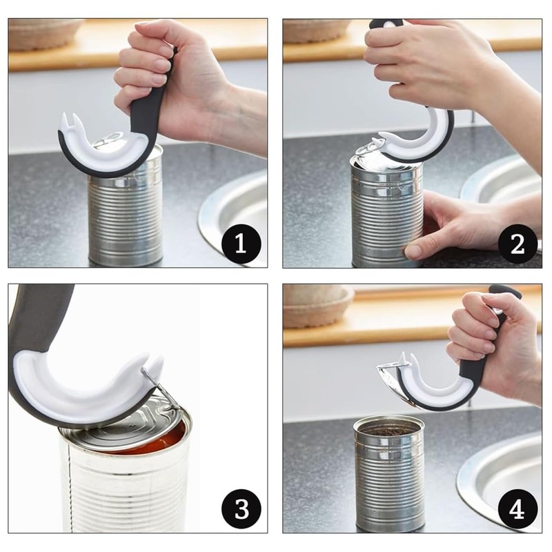 MUNSKT jar Opener, Ring Pull Can Opener aid, Tin Opener