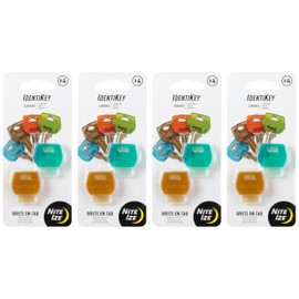 Nite Ize IdentiKey Covers - Assorted - 16 Count (4 Pack)