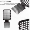 4 Pcs Twist Combs, Hair Alternative Comb for Men Curls