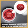 Partuto Engine Start Stop Button Cover Kit One Click Push