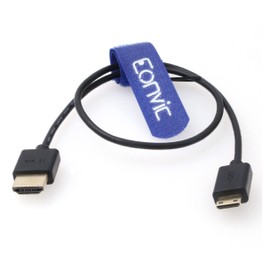 Eonvic 4K 2K Standard HDMI to Mini HDMI Cable 18Gbps High Speed 1080p HD Cable for HDSLR Cameras, TV, PC, Laptop, MacBook, Monitor (1m)