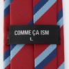 Com Size 98-85NG15-204 Regimental Stripe Necktie, red