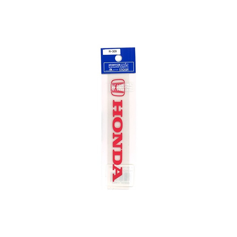 Toyo Mark HONDA Sticker Red 4.7 x 0.4 inches (120