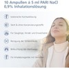 PARI 0.9% Saline Inhalation Solution - 10 Sterile Ampoules (5