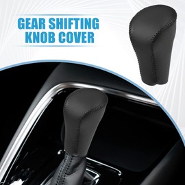 A ABSOPRO Marchas Cambio Palanca Cubierta Interior Marchas Cambio Perilla Adorno para Honda Negro