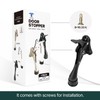 Kickdown One Touch Door Stopper 4 inch - Durable Heavy-Duty