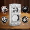 Cigar Cutter Stainless Steel Multifunctional 4-in-1,Cigar V-Cutter Double Blade Guillotine,Straight