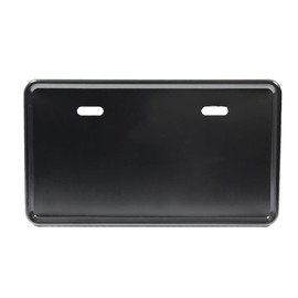 MOTO BASE Motorcycle Aluminum License Plate Holder | MBAP-NPF-01 | Black (Medium/Large Cars)