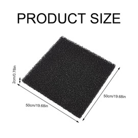 Cerioll Filter Sponge, Filter Mat, Filter Pad, Aquarium Filter Sponge, Aquarium Filter Pad, Aquarium Filter Pad, Aquarium Filter Sponge, 50 x 50 x 2 cm