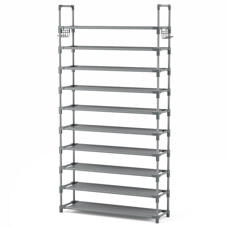 VTRIN 10 Tiers Shoe Rack Tall Large Capacity 50 Pairs
