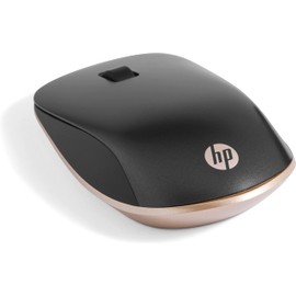 HP 410 Bluetooth Maus, Chrome, Mac & Windows kompatibel, 2.000 DPI, 3 Tasten, Gleitrad, Schwarz, bis zu 12 Monate Batterielaufzeit