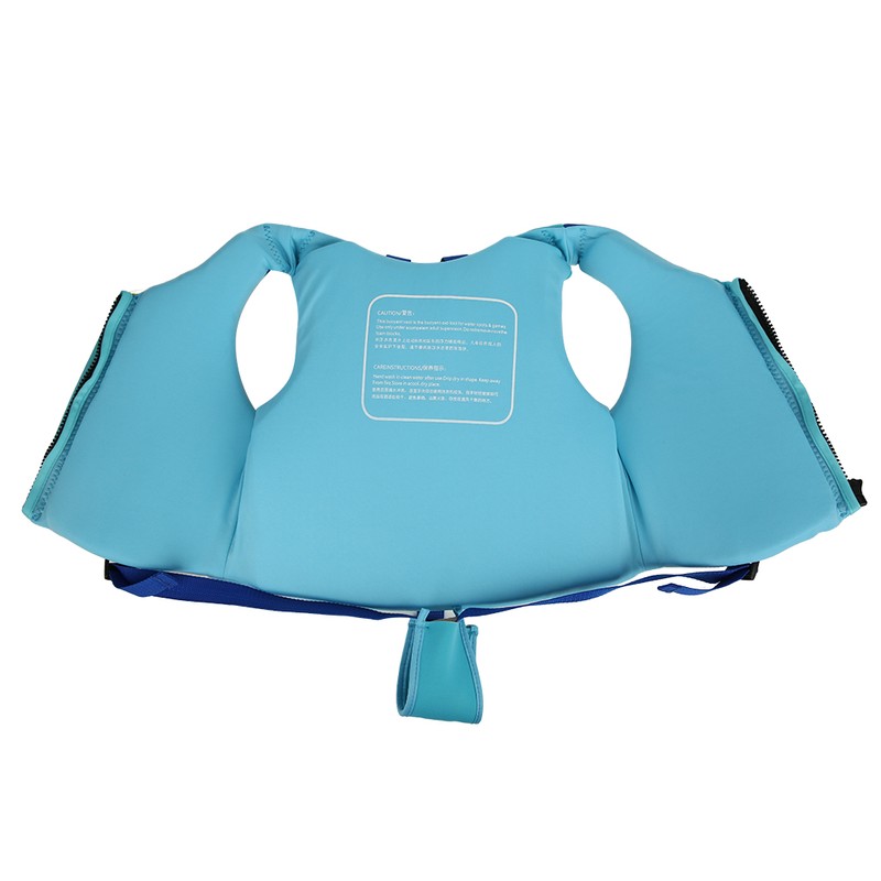 Neoprene Blue Yellow Summer Children Life Jacket Fin Buoyancy Floating
