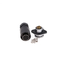 ZBLZGP HP20 Waterproof Aviation Connector Electrical Cable Plug and Socket for RV Solar LED Light Connector (6 Pin, Female Plug + Male Socket)