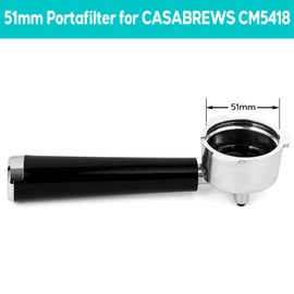 CASABREWS 51mm Portafilter, Designed Specifically for CASABREWS CM5418 Espresso Machine