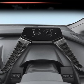 TADOKAPATU Toyota New Prius 60 Series Console Panel, Meter Panel Cover, Meter Panel Garnish Accessory, Interior Parts, Stainless Steel, 3 PCS PRIUS ZVW60 ZVW65 MXWH60 MXWH65 [Black Hairline] PR-YBLSB