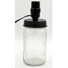 Creative Hobbies Wide Mouth Black Mason Jar Lamp Making Kit