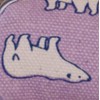 Goshikihanpudo 100077 Animal Series Mini Coin Purse (Beaded), Polar Bear