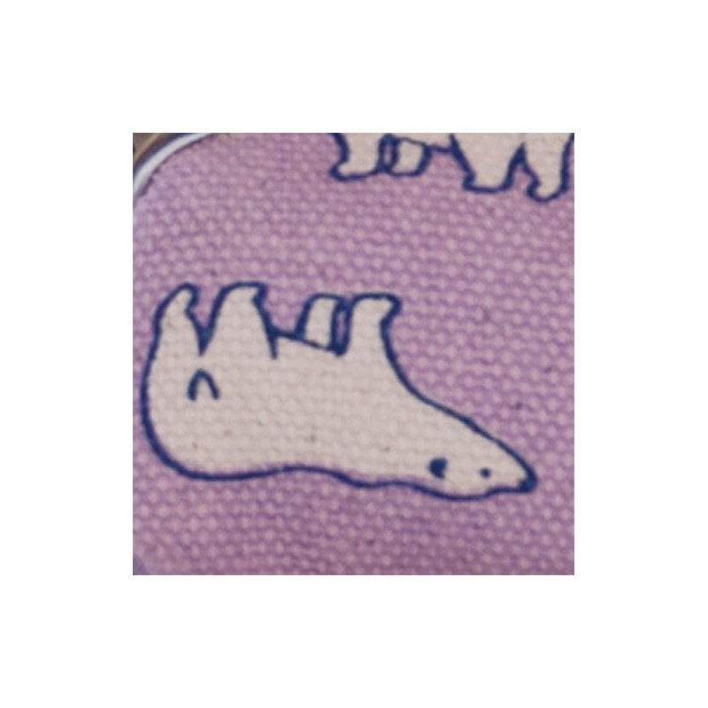 Goshikihanpudo 100077 Animal Series Mini Coin Purse (Beaded), Polar Bear